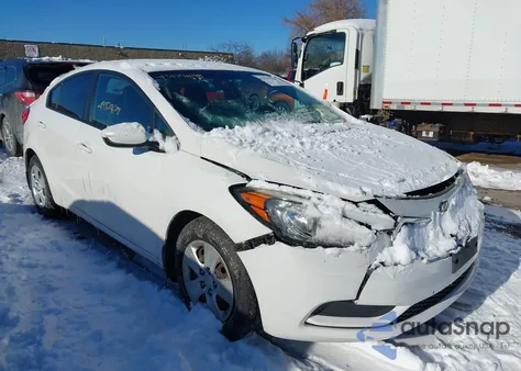 2014 Kia Forte Lx z USA, uszkodzony, nr VIN KNAFK4A6XE5087153